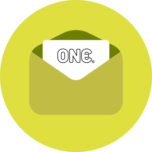 Contact One via email icon.